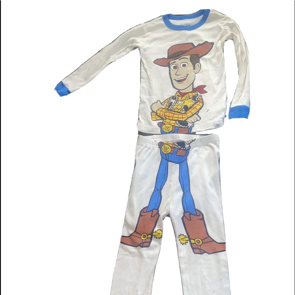 Baby Gap Disney Woody 2 Piece Pajama Set Size 5YRS